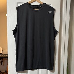 Reebok Men's Black Sleeveless Shirt